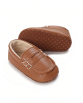sapatinhos elegantes para bebé menino, sapatos castanhos, calçado infantil, sapatos de qualidade, sapatos seguros, primeiros passos, sapatinhos suaves, sapatos para ocasiões especiais, conforto