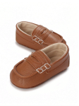 sapatinhos elegantes para bebé menino, sapatos castanhos, calçado infantil, sapatos de qualidade, sapatos seguros, primeiros passos, sapatinhos suaves, sapatos para ocasiões especiais, conforto