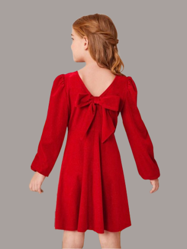 Vestido Infantil Melissa Elegância Vermelha
