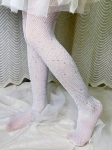 collants de rede para meninas, collants brancos com zircónias, moda infantil elegante, acessórios de luxo para crianças, collants de festa para meninas, collants clássicos para crianças, collants de qualidade superior