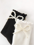 meias de algodão, meias com pérolas, acessório para princesas, moda infantil, presente para meninas, meias elegantes, meias para ocasiões especiais, guarda-roupa infantil, estilo infantil, meias para meninas