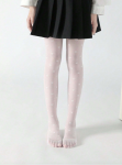 collants para menina, collants brancos, elegância infantil, primeira comunhão, moda para meninas, collants com corações, collants de alta qualidade, conforto infantil