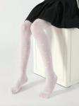 collants para menina, collants brancos, elegância infantil, primeira comunhão, moda para meninas, collants com corações, collants de alta qualidade, conforto infantil