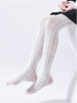 collants menina, collants padrões coração, collants brancos, moda infantil, collants de alta qualidade, collants confortáveis, collants elegantes, collants para festas, collants respiráveis, collants meninas Portugal