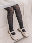 collants menina, collants de renda, collants coração, moda infantil, collants elegantes, collants para ocasiões especiais, primeira comunhão, casamentos, festas infantis