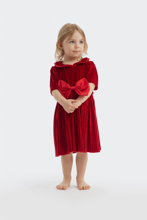 vestidos de menina, vestido Estelle, vestido branco, vestido para ocasiões especiais, vestido de algodão e tule, vestido com aplicações de flores 3D