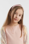 faixa para menina, acessório elegante, faixa rosa pastel, estilo clássico infantil, conforto e estilo, presente para menina, faixa de cabelo, acessório de alta qualidade, primeira comunhia, eventos escolares