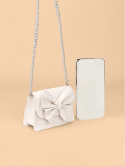bolsa para menina, bolsa elegante, bolsa com laço, bolsa branca para criança, acessórios infantis, bolsa de festa para menina, moda infantil Portugal