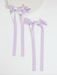 laços de cabelo lavanda, grampos de cabelo para meninas, acessórios de cabelo infantis, laços elegantes, laços de cetim, acessórios para penteados