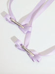 laços de cabelo lavanda, grampos de cabelo para meninas, acessórios de cabelo infantis, laços elegantes, laços de cetim, acessórios para penteados