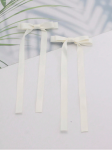 ganchos de cabelo para meninas, laços de cabelo creme, acessórios de cabelo elegantes, laços de cetim para meninas, ganchos de cabelo para ocasiões especiais