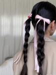 ganchos de cabelo, laços de cetim, acessórios para meninas, ganchos elegantes, laços rosa, moda infantil, acessórios para cabelo, presentes para meninas, ganchos para ocasiões especiais