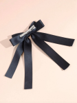 laço de cetim, laço para cabelo, laço preto, acessórios de cabelo, laço elegante, laços para meninas, acessórios femininos