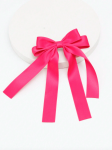 laço de cabelo, cetim fúcsia, acessórios para cabelo, laços para meninas, laço elegante, moda infantil, acessórios elegantes, laço para ocasiões especiais, laço para festas, presentes para meninas