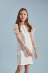 vestido de festa para meninas, vestido branco para meninas, vestido elegante infantil, vestido de cerimónia para crianças, vestido de casamento infantil, roupa para ocasiões especiais, vestido de tule para meninas, vestidos de luxo para crianças