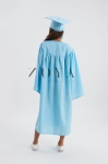 toga de formatura infantil, toga azul com capelo, traje de formatura criança, roupa cerimónia escolar, toga académica, capelo graduação, farda de formatura, toga juvenil, traje de formatura Portugal