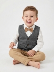 conjunto cerimonial menino, roupa festa criança, conjunto elegante bebé, fato menino casamento, conjunto infantil cerimónia, roupa formal criança