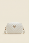 bolsa menina cerimónia, bolsa branca infantil, acessórios menina luxo, bolsa borboleta dourada, mala tiracolo menina, moda infantil portugal
