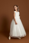 vestido cerimónia menina, vestido longo branco, primeira comunhão, vestido menina alianças, vestido festa infantil, vestido bella branco