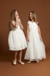 vestido cerimónia menina, vestido longo branco, primeira comunhão, vestido menina alianças, vestido festa infantil, vestido bella branco