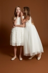 vestido cerimónia menina, vestido longo branco, primeira comunhão, vestido menina alianças, vestido festa infantil, vestido bella branco
