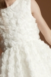 vestido cerimónia menina, vestido branco creme, vestido menina alianças, vestido primeira comunhão, vestido batizado menina, moda infantil portugal