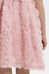 vestido cerimónia menina, vestido rosa 3d, roupa festa infantil, vestido batizado, vestido menina alianças, moda infantil portugal, zoya fashion