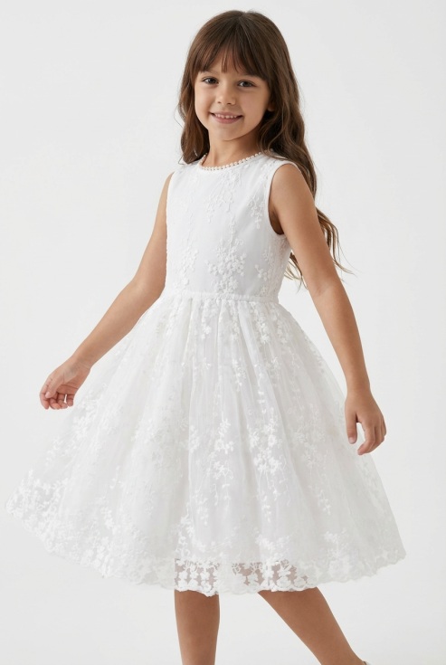 vestido cerimónia menina, vestido branco comunhão, vestido dama de honor, moda infantil, vestido tess, zoya fashion, roupa festa menina