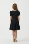 vestido Vesper preto styling, vestido menina elegante preto, moda infantil ZOYA