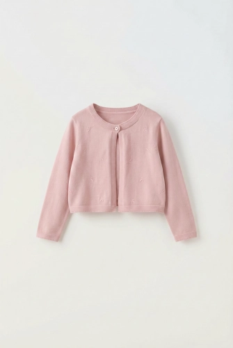 Bolero elegante para menina Malena rosa