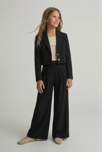 Conjunto elegante para menina Emi preto