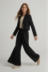 conjunto Emi preto look completo, traje festa adolescente, estilo intemporal