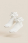 meias formais menina branco, look Batizado, acessório festa elegante