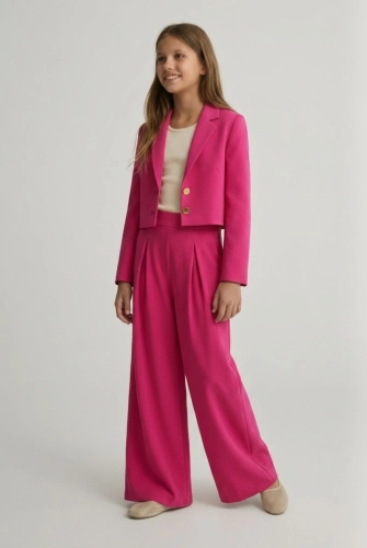 Conjunto elegante para menina Emi fúcsia