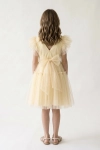 vestido amarelo menina, vestido tule amarelo, vestido cerimónia menina, vestido rodado festa, vestido Paola amarelo manteiga, vestido casamento batizado menina