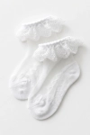 meias brancas menina, meias com folho e renda, meias cerimónia menina, meias Primeira Comunhão, meias brancas festa, acessório menina branco