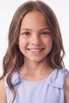 Vestido de cerimónia Harper azul-claro – grande plano do decote com os laços dos ombros