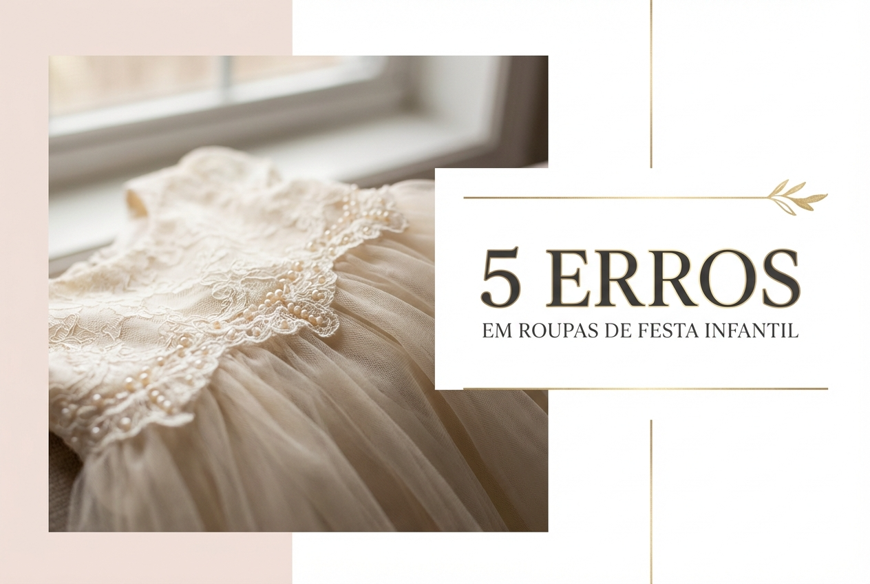 Guia prático para evitar erros na escolha do vestido de menina das alianças