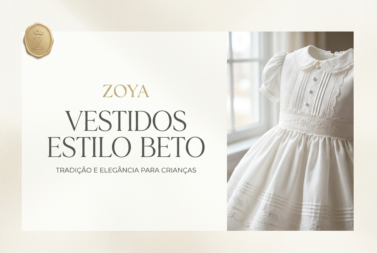 Guia completo sobre Vestidos de Primeira Comunhão no estilo clássico português ('Beto')